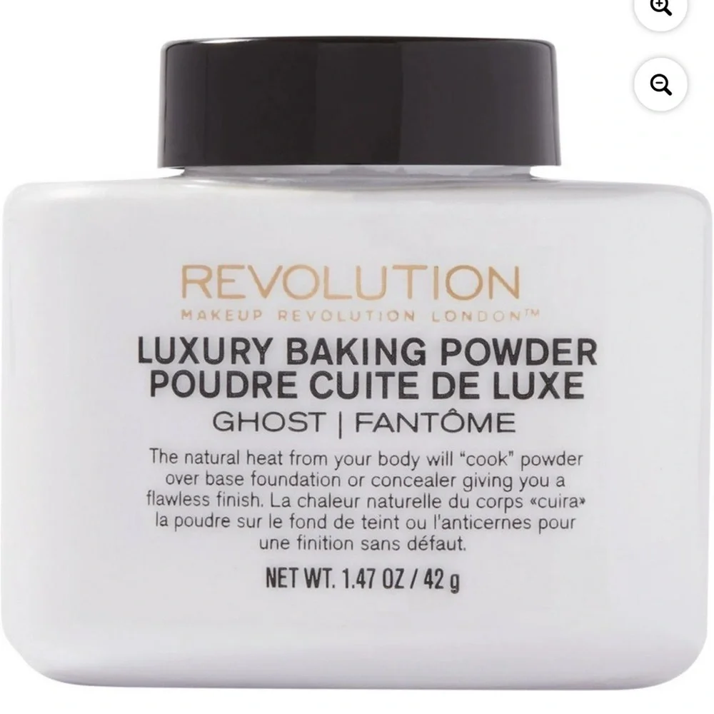 New Revolution Luxury Baking Powder Poudre Cuite Deluxe Ghost Fantome 1.23 oz